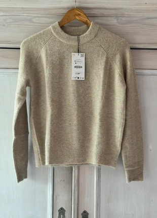 Jersey beige de Zara, marca: Zara, estado: Novo com etiquetas, tamanho: S / 36 / 8, €28.00, €30.10 inclui Proteção do Comprador