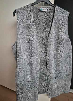 Vintage slangenprint gilet, marca: Surprise, estado: Muito bom, tamanho: L / 40 / 12, €7.00, €8.05 inclui Proteção do Comprador
