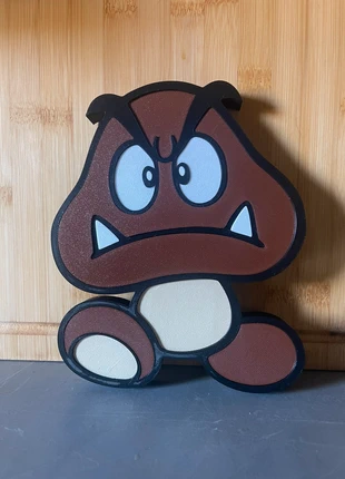 Décoration Murale Mario Bros Goomba, marca: Impression, estado: Muy bueno, 14,90 €, 16,35 € Protección al comprador Pro incluida