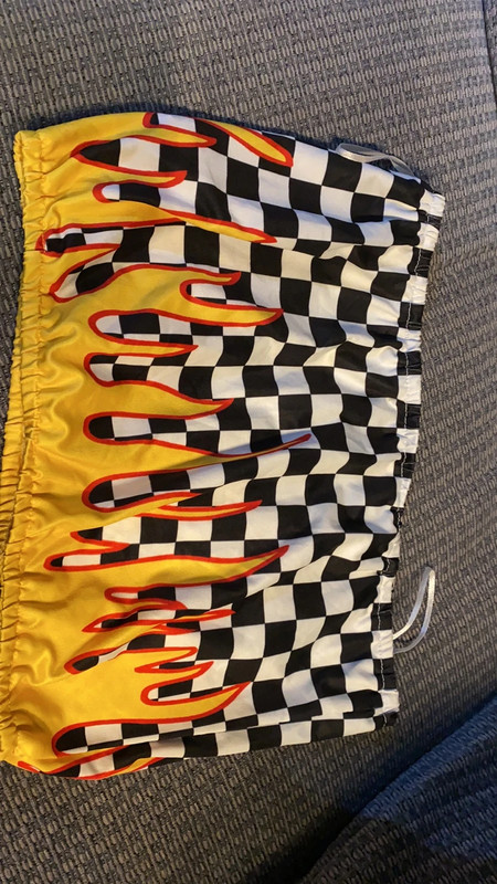 Checkered cheap boob tube