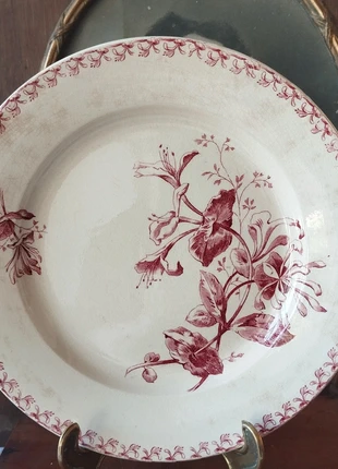 Plat rond, terre de fer, Gien, marca: Gien, estado: Bueno, 25,00 €, 26,95 € Protección al comprador Pro incluida