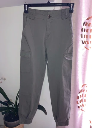 Pantalon cargo élastique kaki 36, brand: Luizacco, condition: Good, size: S / 36 / 8, €6.00, €7.00 includes Buyer Protection