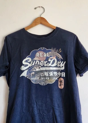 Maglietta super-dry japan t shirt blu oversize, brand: Superdry, condizioni: Ottime, taglia: L / IT 44 / EU 40, €4.50, €5.43 include la Protezione acquisti
