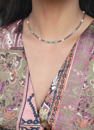 Collier pyrite turquoise africaine perles de culture, marque: Collier pyrite turquoise africaine perles de cultu, état: Très bon état, 28,00 €, 30,10 € Protection acheteurs (Pro) incluse