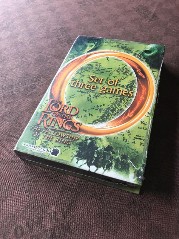 The Lord of the Rings Fellowship of the Ring Set of three games - 2002 - New Sealed Nuovo Sigillato 1