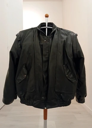 Veste / Blouson en Cuir Vintage Motard / Aviateur Homme Coupe Large - Taille L, marke: sans marque, zustand: Sehr gut, größe: L / 40 / 12, 20,00 €, 21,70 € inklusive Vinted-Käuferschutz