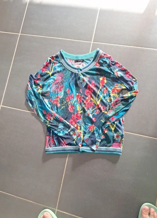 Cardigan jungle motif, marca: Ivko, estado: Novo sem etiquetas, tamanho: S / 36 / 8, €40.00, €42.70 inclui Proteção do Comprador