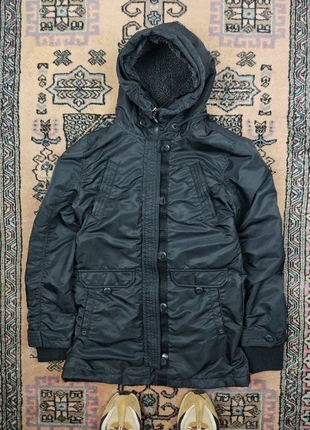 Parka veste manteau Schott gorpcore utilitaire techwear Nyc noire vintage chaud femme L, brand: Schott, condizioni: Ottime, taglia: L / IT 44 / EU 40, €18.00, €19.60 include la Protezione acquisti