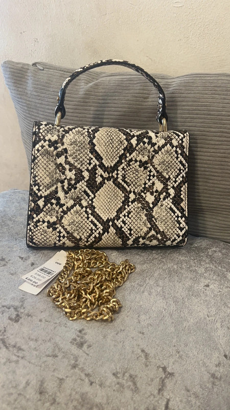 Topshop snake 2025 print bag