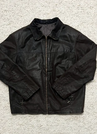 Veste Cuir Noir Vintage Homme – Style Biker, Taille XL, brand: Vintage Dressing, condition: Very good, size: XL, €50.00, €53.20 includes Buyer Protection