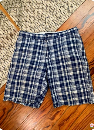 Short Tommy Hilfiger bleu et blanc à carreaux W34, marke: Tommy Hilfiger, zustand: Sehr gut, größe: W34 | DE 50, 10,00 €, 11,20 € beinhaltet Vinted-Käuferschutz Pro