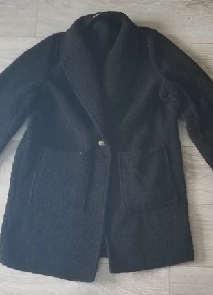 Manteau bouclettes noir TU, staat: Heel goed, maat: Universele maat, € 10,00, € 11,20 inclusief Kopersbescherming