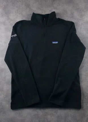 Pull Polaire Fleece Half Zip 1/4 Zip Col Camionneur Patagonia Noir Logo Entreprise Brodé | Taille M, marque: Patagonia, état: Très bon état, taille: M, 45,00 €, 47,95 € Protection acheteurs (Pro) incluse
