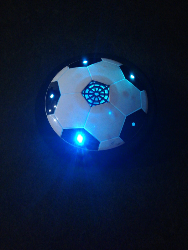 Ballon de foot aéroglisseur lumineux et personnalisable - jouet d