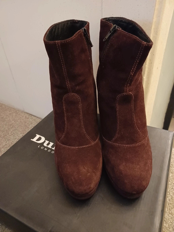 Dune pixie boots sales burgundy