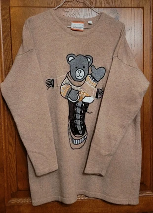 Pull vintage tout doux à broderie nounours, marque: Vintage, état: Très bon état, taille: L / 40 / 12, 24,00 €, 25,90 € Protection acheteurs incluse