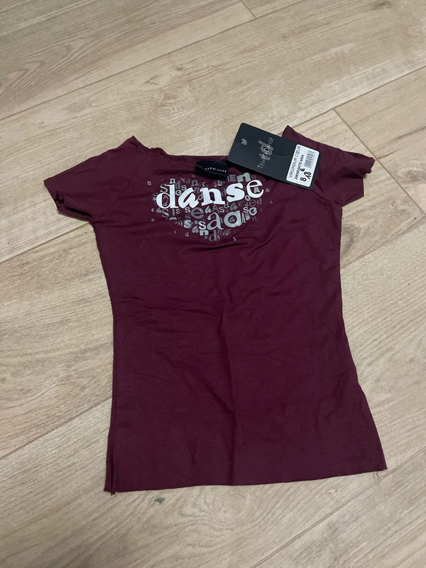 T-shirt bordeaux