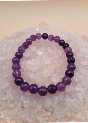 Bracelet en Améthyste, marque: Natural, état: Très bon état, 4,95 €, 5,90 € Protection acheteurs (Pro) incluse