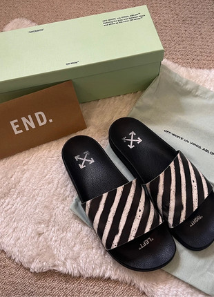 Men s Off white sliders slides Vinted