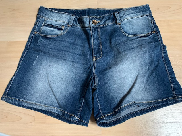 Short en jeans fille 1