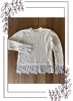 Pull Mini Molly blanc avec broderie dentelle 8/10 ans Neuf, marque: Mini Molly, état: Très bon état, taille: 8 ans / 128 cm, 12,00 €, 13,30 € Protection acheteurs incluse