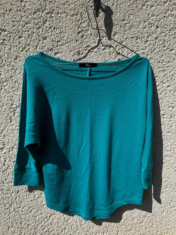 T-shirt bleu turquoise