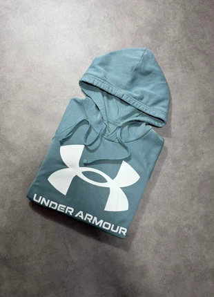Pull à capuche à manches courtes Under Armour bleu - 100% coton - Taille L, marke: Under Armour, zustand: Sehr gut, größe: L, 24,00 €, 25,90 € beinhaltet Vinted-Käuferschutz Pro