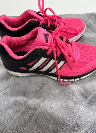 Adidas Running Trainers – Pink & Black – Size 4 – Worn, brand: adidas, condition: Very good, size: 4, £10.00, £11.20 includes Buyer Protection