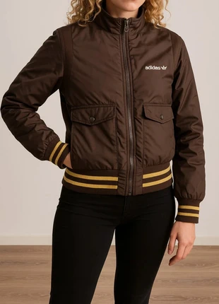 Adidas Veste Femme vintage brunjaune, Taille 38 - Bon etat, brand: adidas, condizioni: Ottime, taglia: M / IT 42 / EU 38, €41.00, €43.75 include la Protezione acquisti