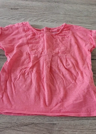 Schattig roze t-shirtje, brand: Obaïbi, condizioni: Ottime, taglia: 18-24 mesi / 86 cm, €1.00, €1.75 include la Protezione acquisti