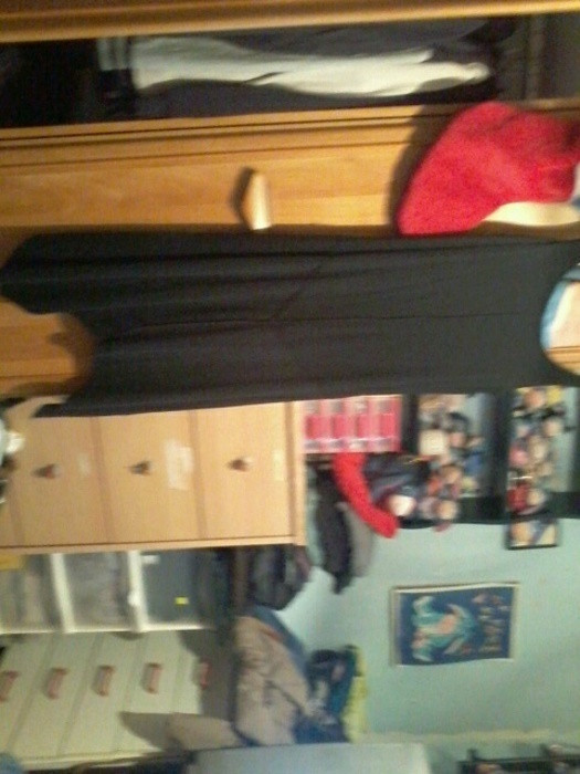 Robe longue noir  1
