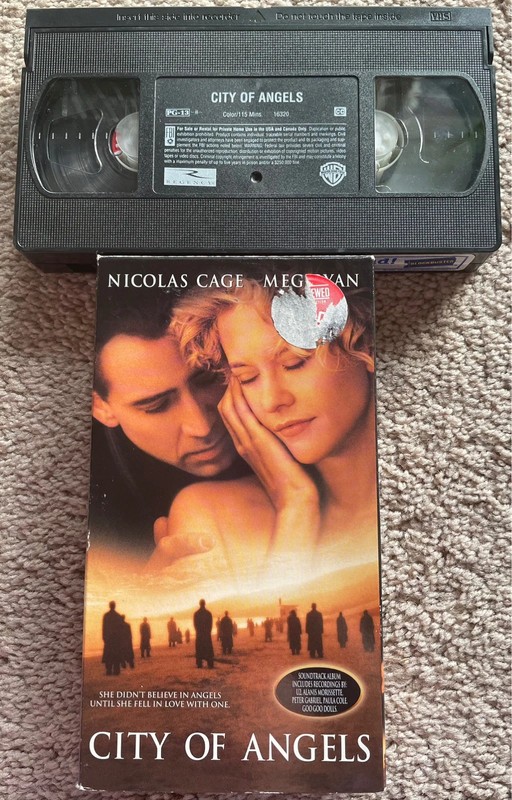 1998 City of Angels VHS Meg Ryan 2