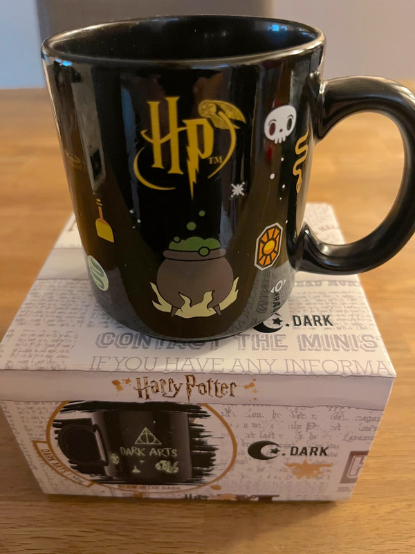 harry potter tazza dark arts serie dark con scatola