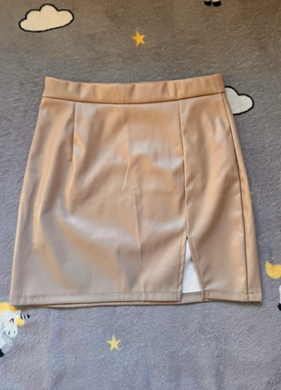 Mini falda beige - Talla M, état: Neuf sans étiquette, taille: M / 38 / 10, 6,00 €, 7,00 € Protection acheteurs incluse