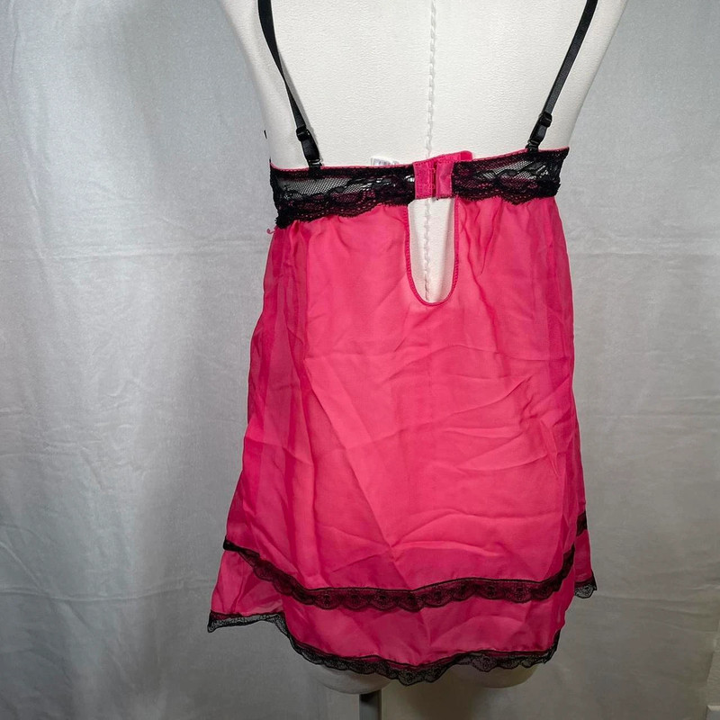 Rampage Intimates Pink And Black 2