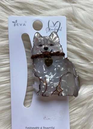 Mola do cabelo de cão com coleira em crochet, marca: Miminhos4all, estado: Nuevo con etiquetas, 6,00 €, 7,00 € Protección al comprador Pro incluida