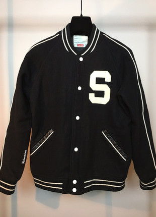 Supreme Holy Trinity Varsity Jacket Men black occasion | Vinted