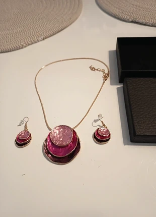 Ensemble collier et boucles d'oreilles bohème.avec sa boîte., brand: Cring Coco, condition: New without tags, €6.50, €7.53 includes Buyer Protection