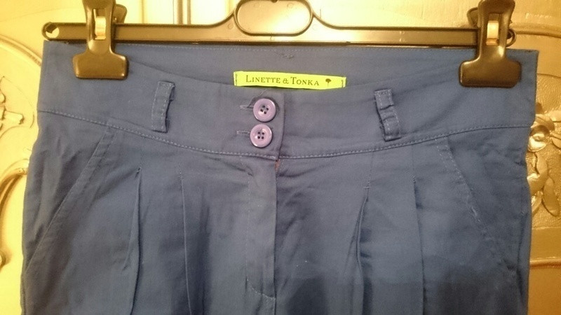 Pantalon bleu  2