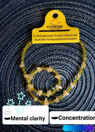 Natuurlijke kristal ketting citrien, marca: Kristal, estado: Novo com etiquetas, €11.00, €12.25 inclui Proteção do Comprador