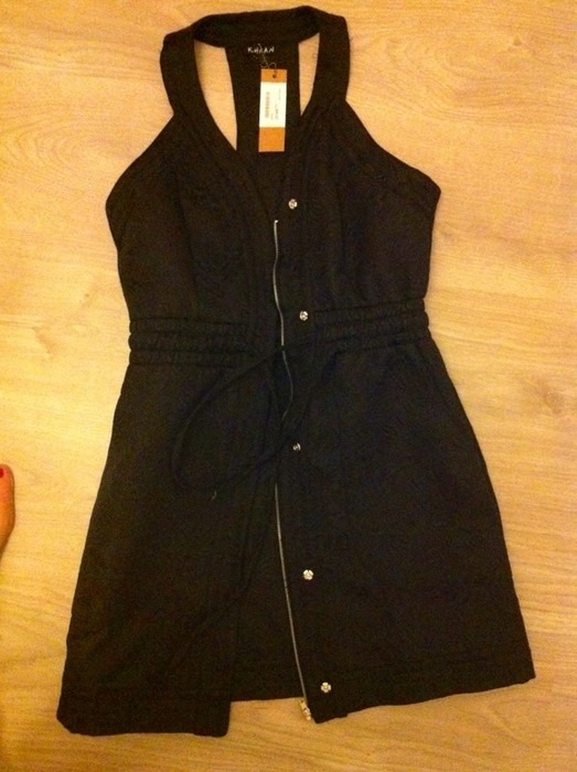 robe noire jacquard 2