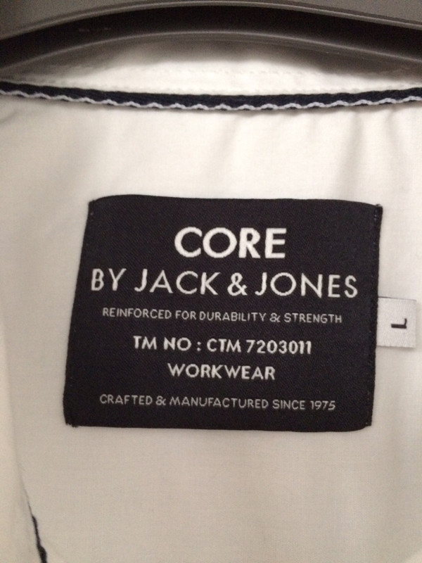 Chemise blanche et noir Jack&Jones 2