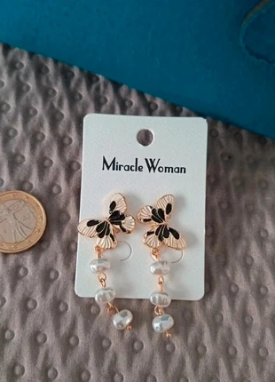 Orecchini con farfalla e perlina, état: Neuf avec étiquette, 5,00 €, 5,95 € Protection acheteurs incluse