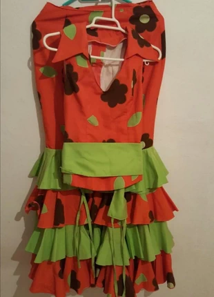 Corpiño y falda de flamenca , marque: Local, état: Très bon état, taille: L / 40 / 12, 15,00 €, 16,45 € Protection acheteurs incluse