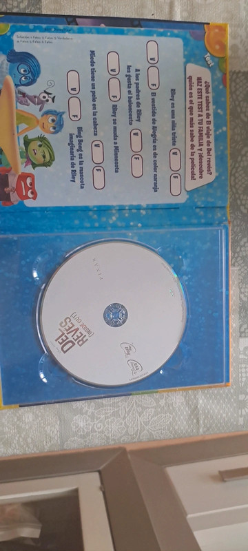 Del Revés Inside Out Libro+DVD