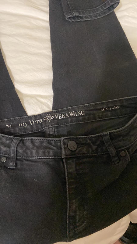 Black Vera Wang Skinny Jeans 4