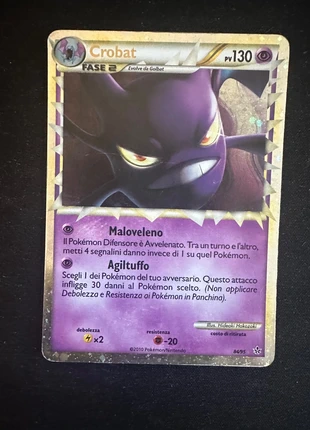 Carte Pokémon Nostenfer Crobat HGSS Prime - Ita good, marque: Pokémon, état: Très bon état, 9,90 €, 11,10 € Protection acheteurs incluse