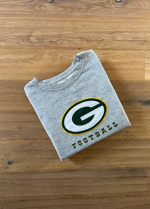 Pull Col rond NFL Football Gris Logo Vert/Jaune Taille 2XL, marke: NFL, zustand: Sehr gut, größe: XXL, 12,00 €, 13,30 € inklusive Vinted-Käuferschutz