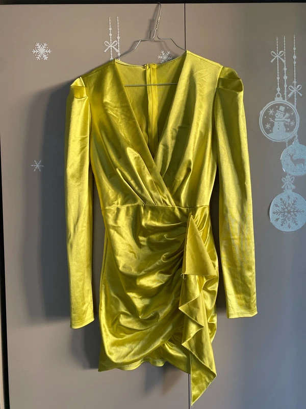 Robe de soirée jaune - Taille S