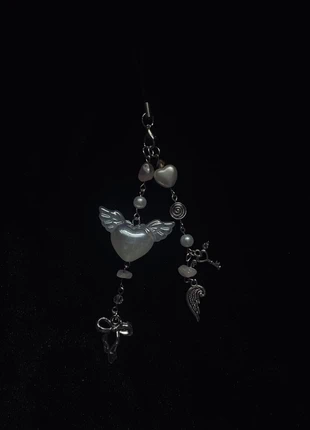 Iridescent Angel Phone Charm, brand: Handmade, condition: New with tags, £6.00, £7.00 includes Buyer Protection